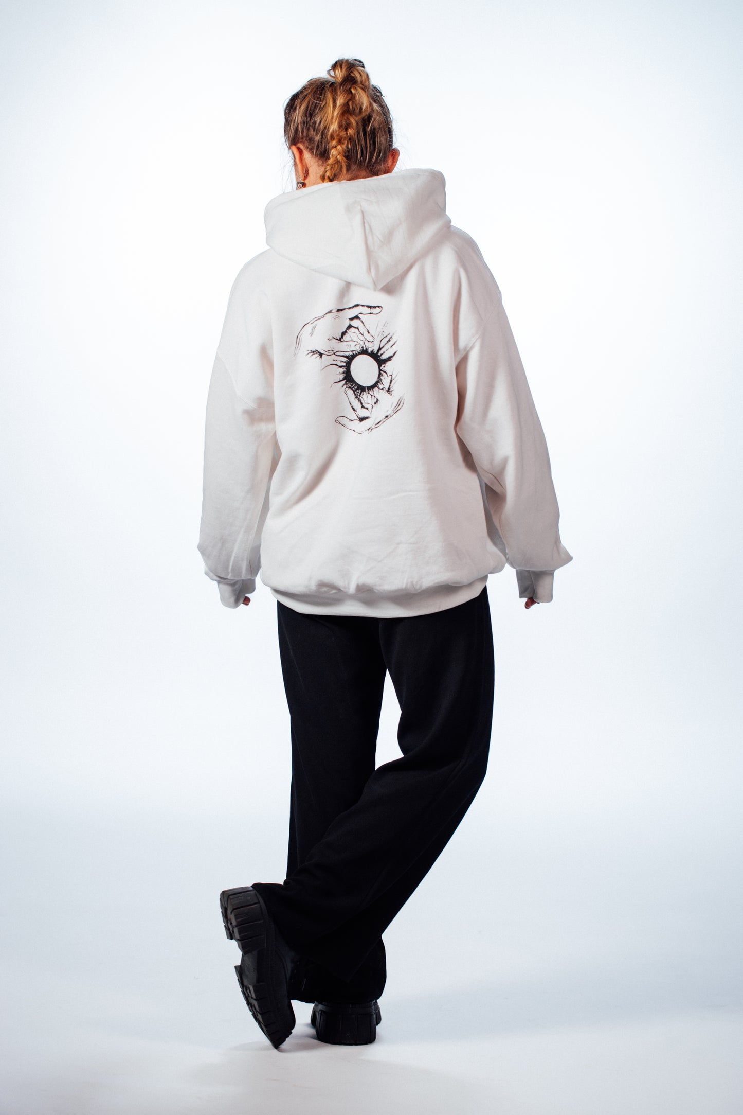 Hoodie Blanc Basic - Angels Everywhere