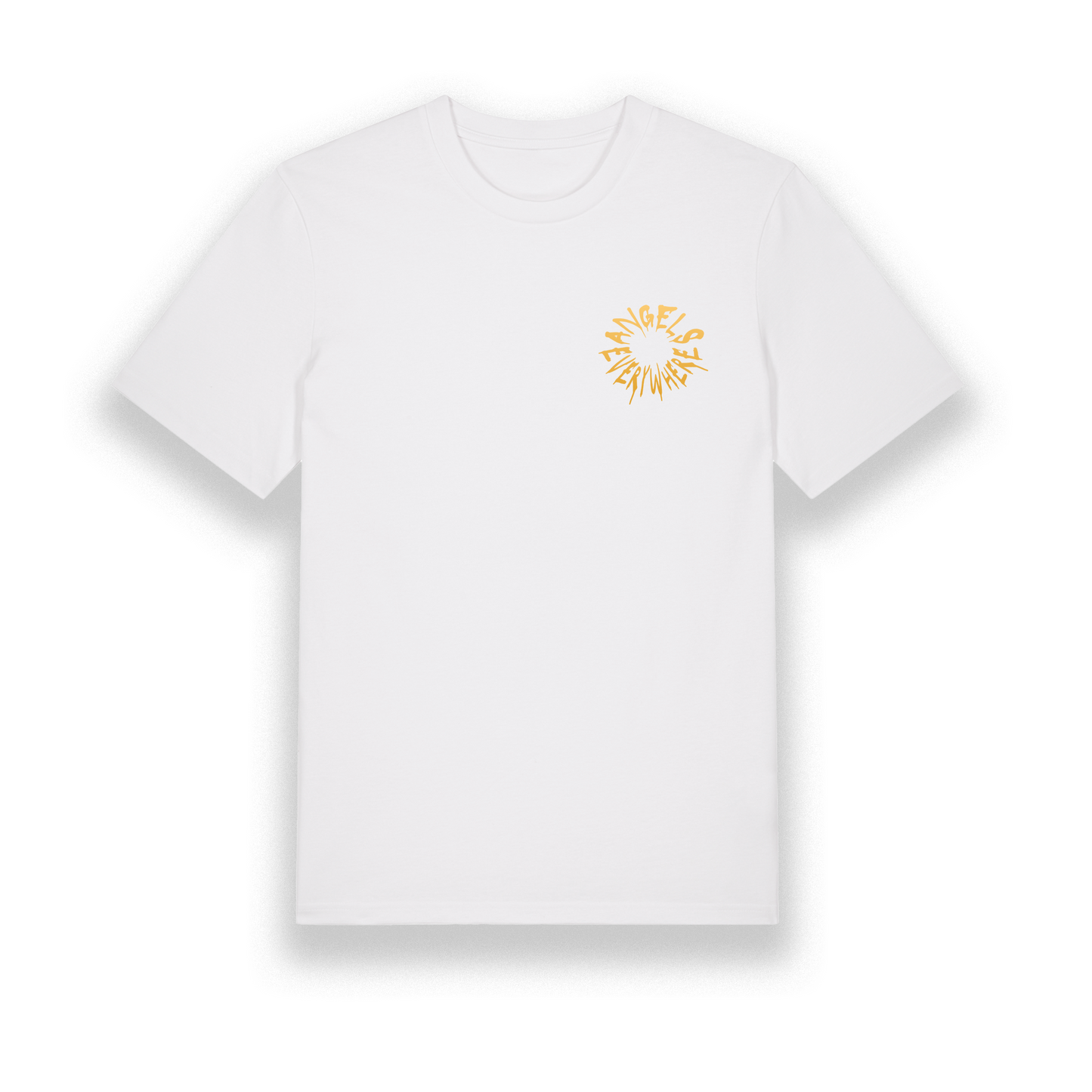 T-Shirt Blanc doré - Angels Everywhere